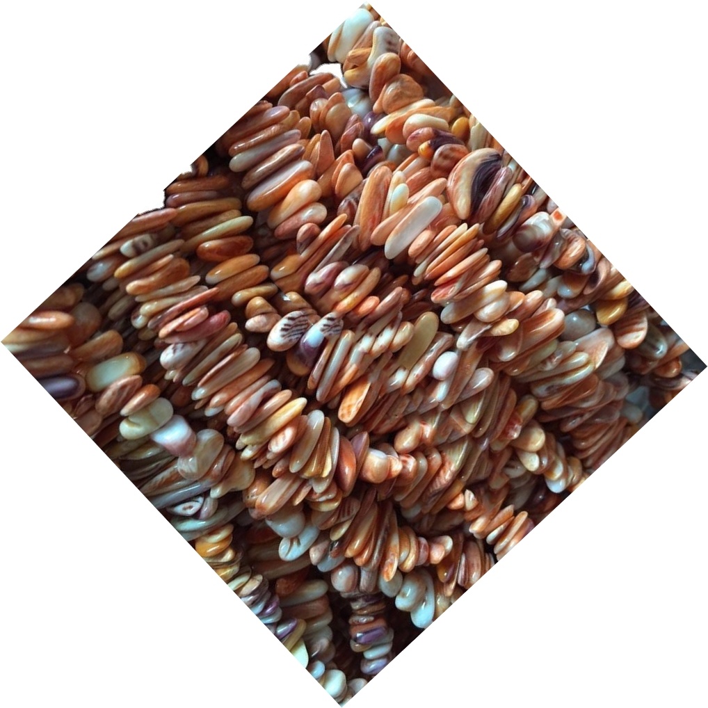 Venta Shell Beads Strings Piedras 1 cadena de cuentas de cáscara mixta en forma irregular 13