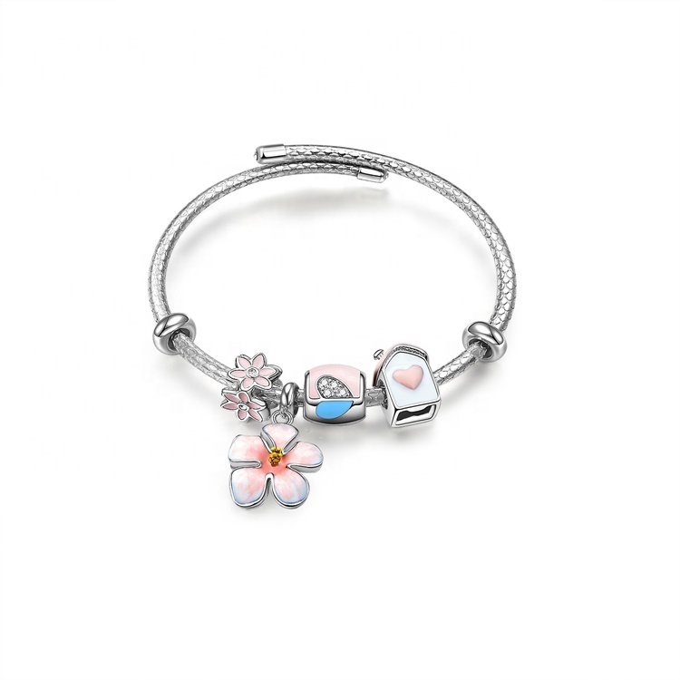 2021 최신 멋진 소녀 새로운 스타일 925 스털링 실버 팔찌 13