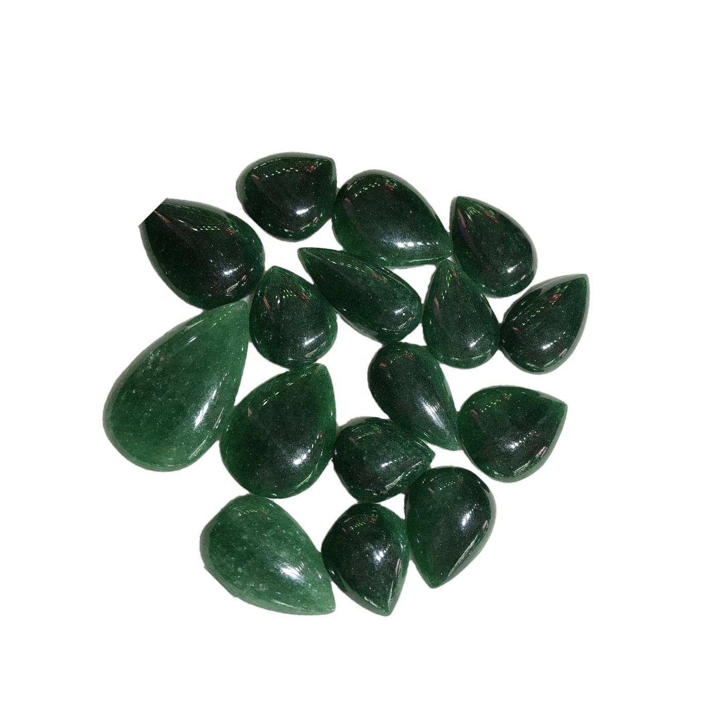 Topkwaliteit Green Color Strawberry Quartz CabochOn Elke folchoarder kin natuerlike griene aardbei kwarten snije QUARTZ CABOCHON 45