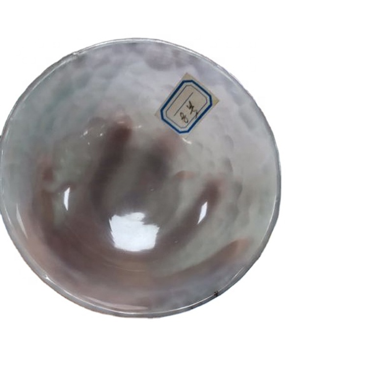 Bowl agate álainn leath-snasta nádúrtha 15