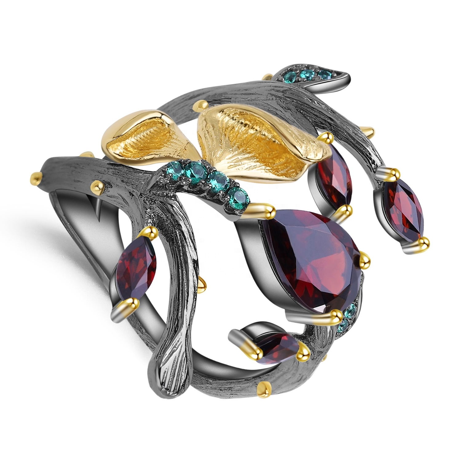 925 volamena volafotsy vita amin'ny volafotsy / turquoise 37