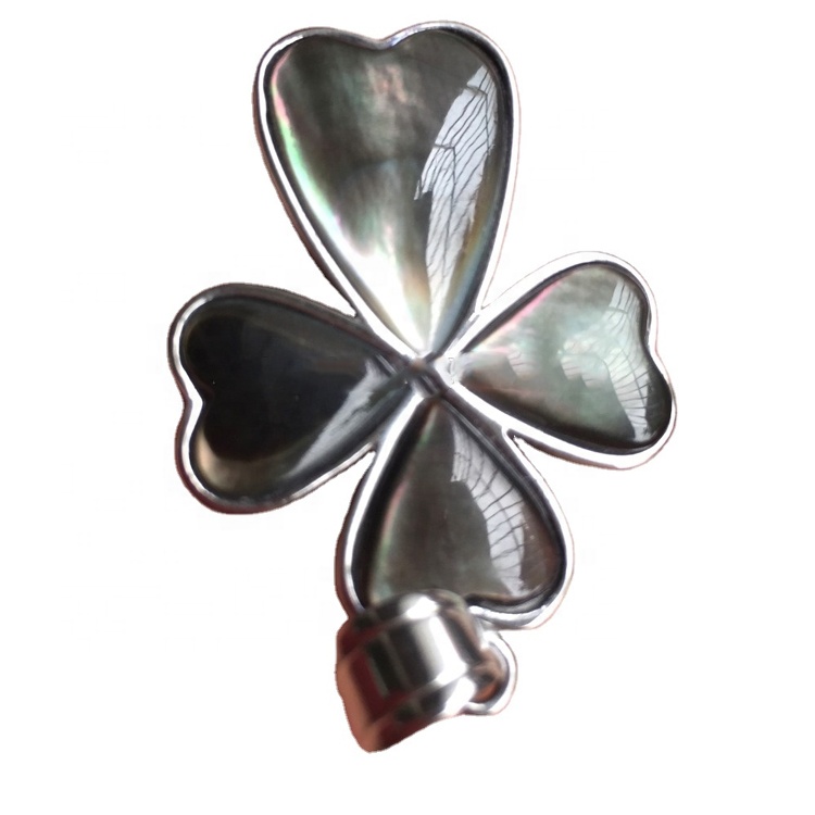 அபாலோன் ஷெல் மலர்கள் பதக்கத்தில் மணிகள் தளர்வான இயற்கை ரத்தினம் தங்கம் பூசப்பட்ட 13