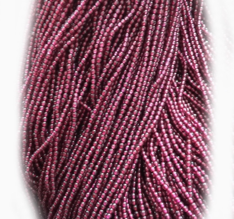 Asili nyekundu garnet pande zote uponyaji jiwe loose shanga DIY kujitia kufanya design kwa mkufu bangili 15