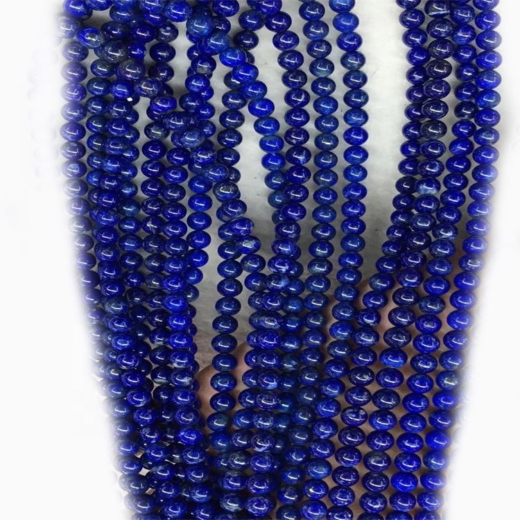 Natuurlike Edelsteen Afghaanse Lapis Lazuli Gepoleerde Round Cabs Gemstone vir die maak van juweliersware 37
