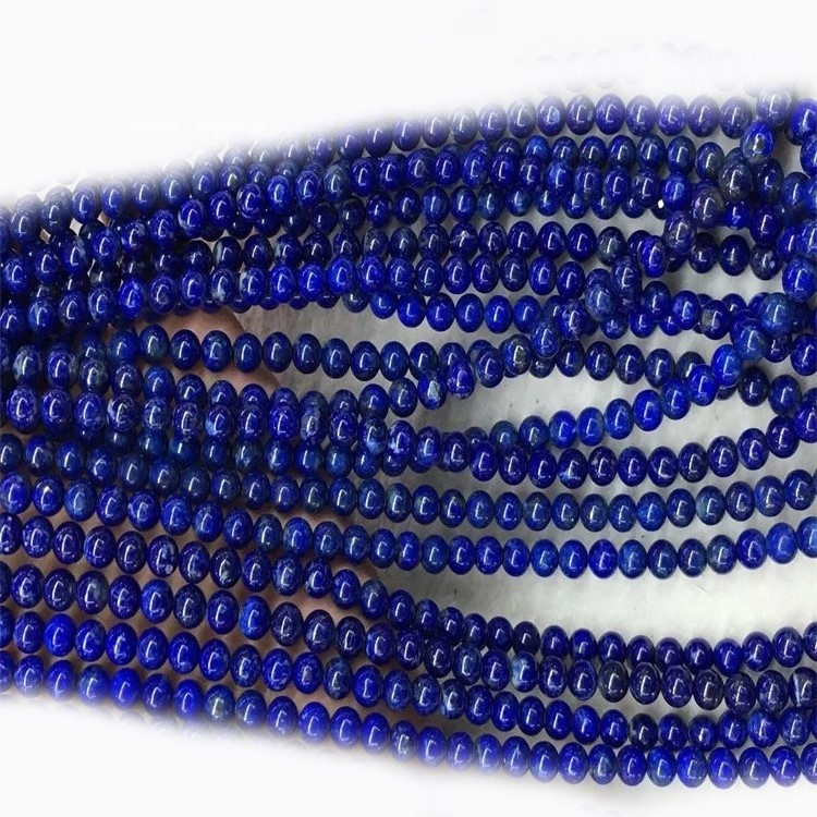 Natuurlike Edelsteen Afghaanse Lapis Lazuli Gepoleerde Round Cabs Gemstone vir die maak van juweliersware 39