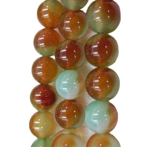 கிராக் agate மணிகள் frosted சுற்று வளைய மணிகள் frosted 13