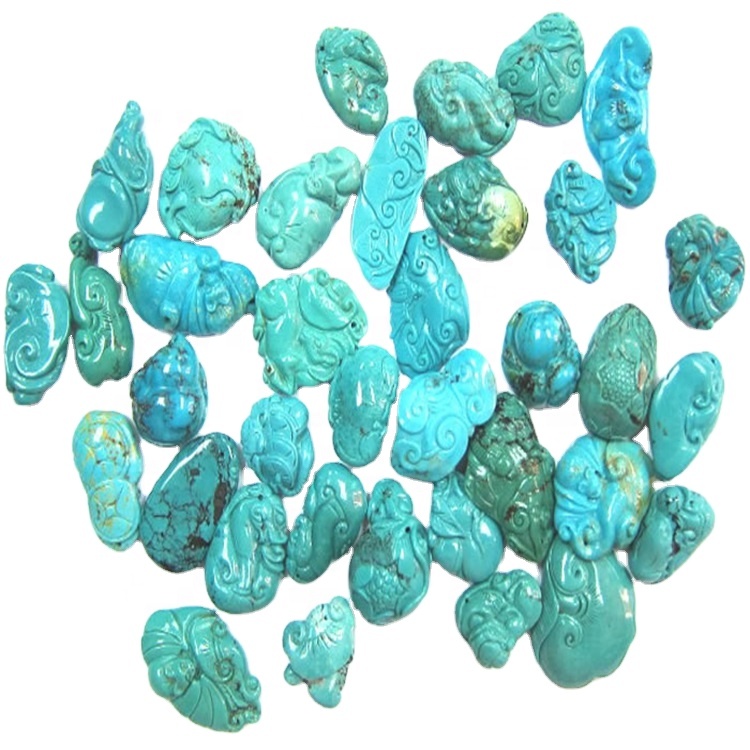 10 ايم ايم کان 30 ايم ايم قدرتي فيروز فيروز فيروز فيروز فيروز لوز جي وڏي پراڻي چيني ڪارا فيروز موزون 15