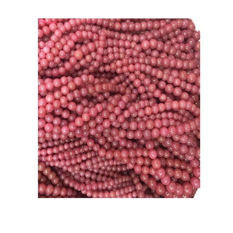 Natural Stone Red Rhodonite / Fashion sieraden en losse egstones / groothandel kralen 38