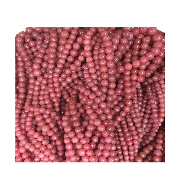 Natural Stone Red Rhodonite / Fashion sieraden en losse egstones / groothandel kralen 36