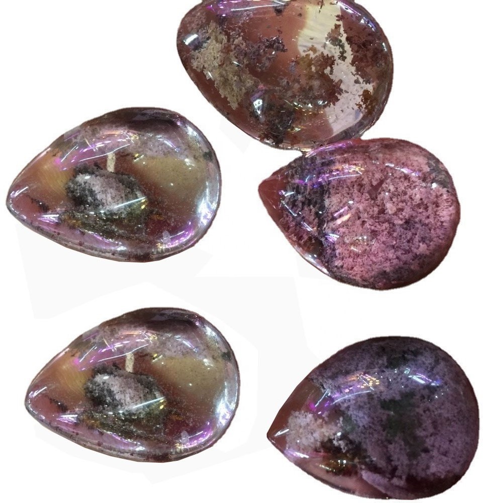 Ogba ọgba quartzbochon Multicorm Quartz lidolite quarzs 37