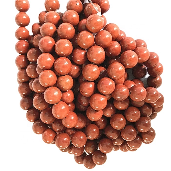 Natuerlike reade edelstien rûn losse kralen 6mm 8mm 10mm 12mm 12 mm 16 strand 15