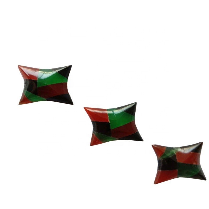 Hot Prodaja prirodna mozaična naušnica Star Oblik Posebni dragi kamen 36