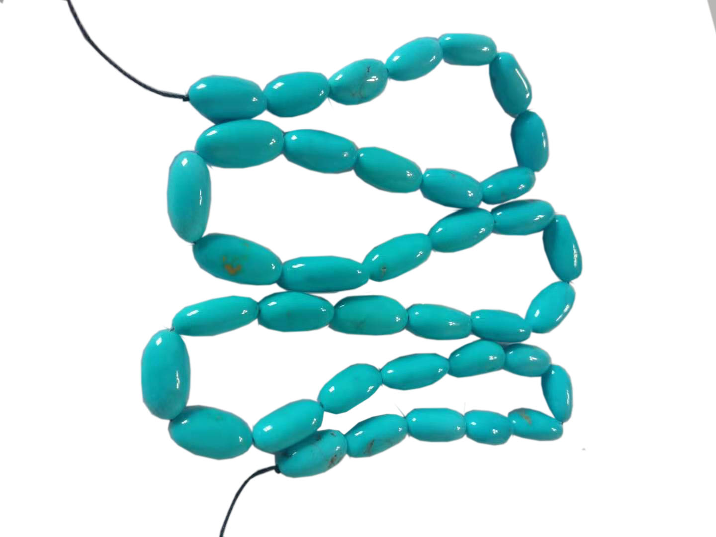 Sleeping Beauty Turquoise Fashion Free Hugis Beads Strings Laki ng halo Gumawa ng pakyawan 15