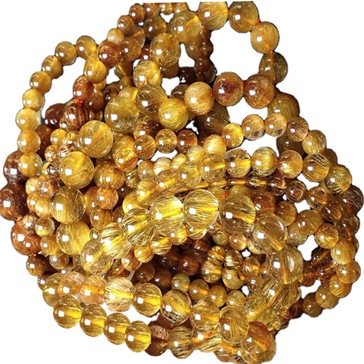 ನೈಸ್ ರೌಂಡ್ ನ್ಯಾಚುರಲ್ ಅಮೂಲ್ಯ ತಾಮ್ರ ಲುಟಿಲೇಟೆಡ್ ಸ್ಫಟಿಕ ಕಂಕಣ ನೈಸರ್ಗಿಕ ಕಾಪರ್ rutilated ಕಂಕಣ ನೈಸರ್ಗಿಕ ರೌಂಡ್ ರತ್ನದ ಮಣಿಗಳು 13