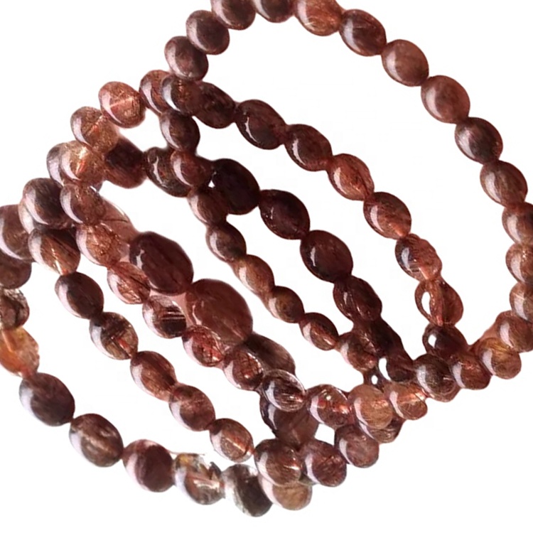 Gemstone natyrore rrumbullakët rrumbullakët bakri rutlited kuarc bizhuteri bizhuteri bizhuteri të personalizueshme 13