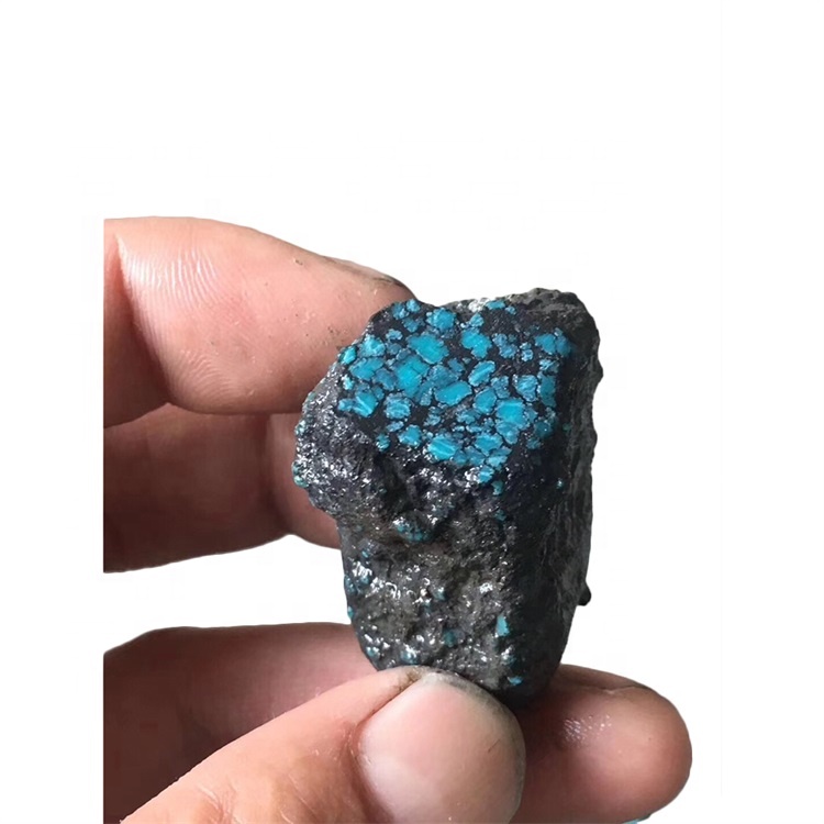 Hubei Yungai wolkwolk turkoois my ruwe natuurlike turkoois rowwe minerale / rou materiaalplaat 14