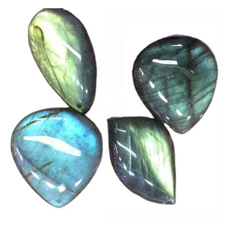 Prirodno plava labadorit mix oblika Cabochons Prirodni labadorit Cabohhons Spectrolit Gemstone Stone Kruške glatke 38