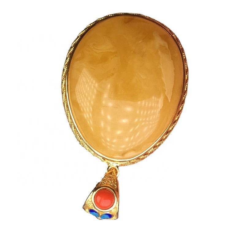 నాన్హాంగ్ అంబర్ 14K బంగారు పూతతో అంబర్ లాకెట్టు 38