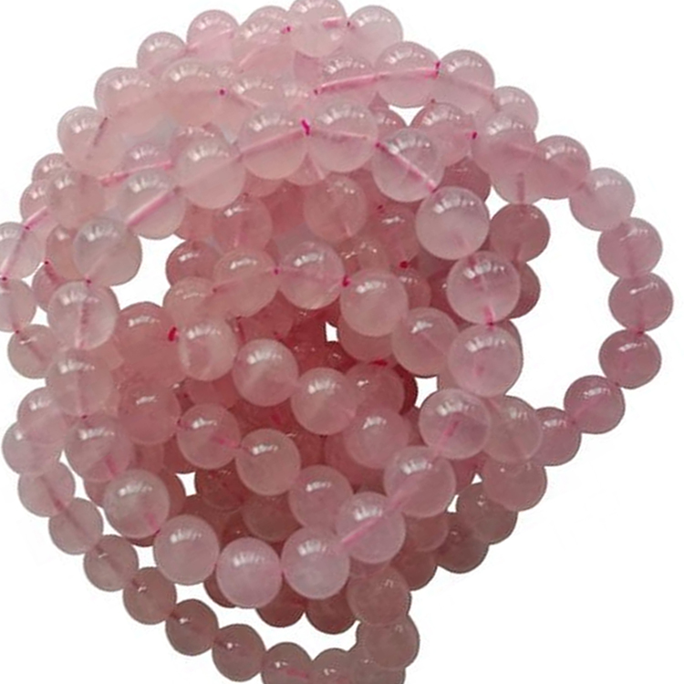 Grosir Kelas 7a Rose Quartz Gelang Alam Gelang Gelang Gelang Bracelet Bracelet 13