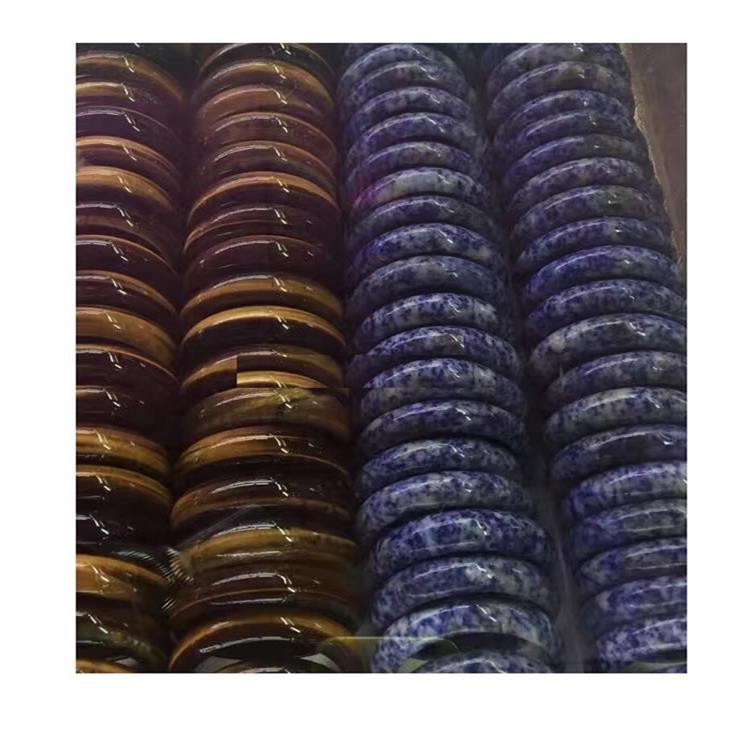 Coral Jade Gemstone Agate Bangles Make Veľkoobchod Cherry Blossom Agate Náramok Prírodný drahokam Dámske darčeky 39