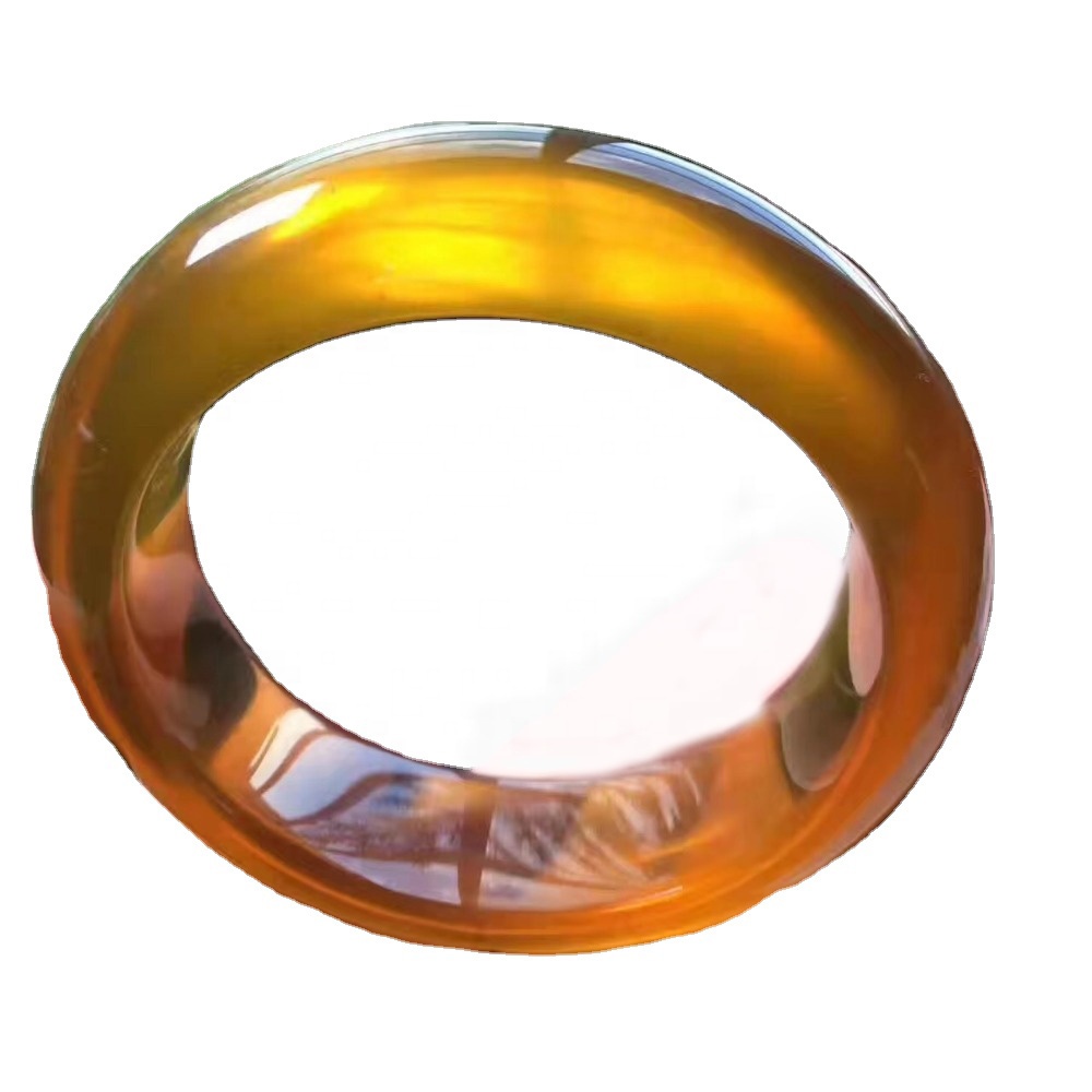 Natural Neguine Baltic Amber Bracelet ButtersCotch / Honey Yellow Beeswax колер 39