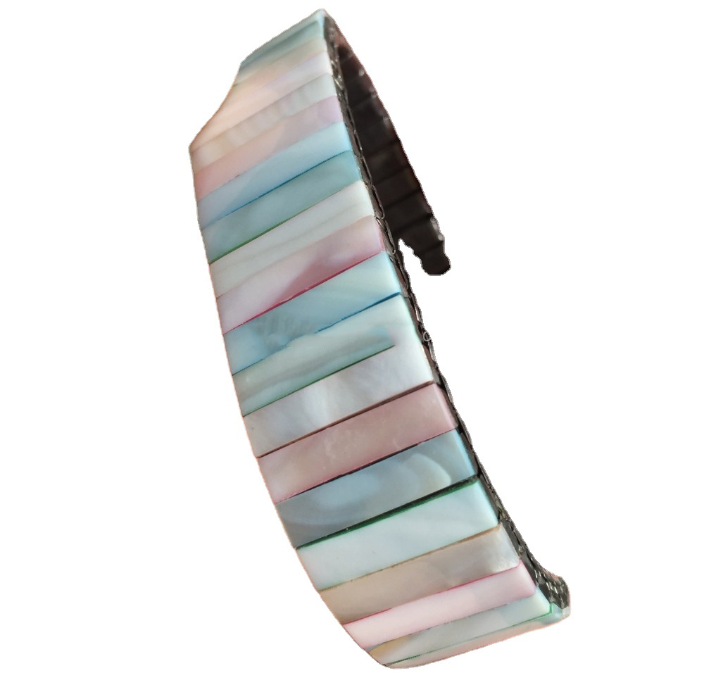 זומער ברייסליץ קאָמבינאַציעפּוקאָ שעלז / נאַטוראַל קאָלאָר פּערל בראַסלעט מוטער בראַסלעט 41