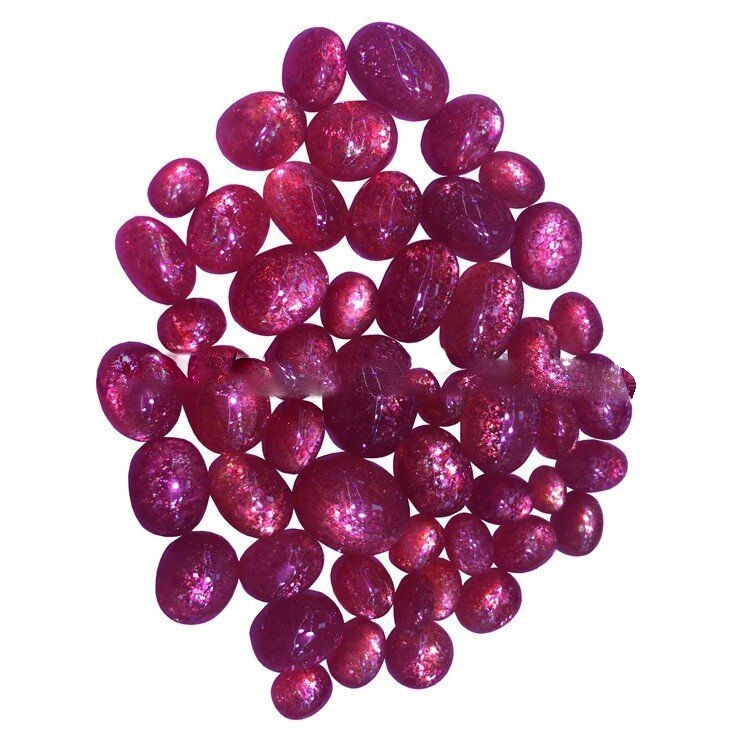 Red Sunstone Mixture Cabochon Wholesale For Jewelry 21