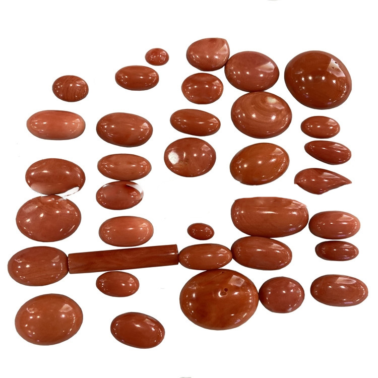 Dream Coral Coral Cabocon Oval zagaye pear siffar G9stone 19