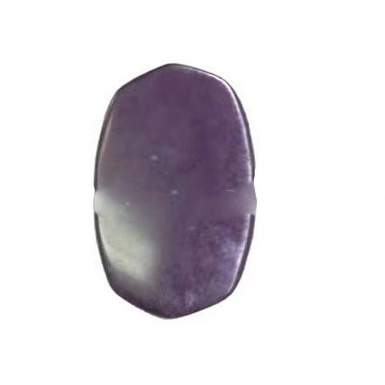 ਪੈਂਡੈਂਟ ਡਾਂਗਲਰ ਗਹਿਣਿਆਂ ਨੂੰ ਬਣਾਉਣ ਲਈ ਜਾਮਨੀ ਫਲੋਰਾਈਟ ਓਵਲ ਸ਼ਕਲ ਕੈਬੋਨ 9