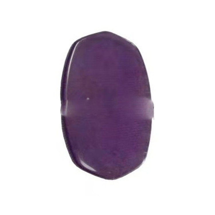 ਪੈਂਡੈਂਟ ਡਾਂਗਲਰ ਗਹਿਣਿਆਂ ਨੂੰ ਬਣਾਉਣ ਲਈ ਜਾਮਨੀ ਫਲੋਰਾਈਟ ਓਵਲ ਸ਼ਕਲ ਕੈਬੋਨ 11