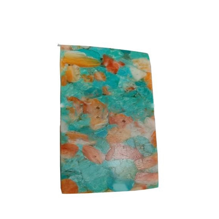 ਗਹਿਣਿਆਂ ਨੂੰ ਬਣਾਉਣ ਲਈ ਤੁਰਕੀ ਅਤੇ ਗੁਲਾਬੀ ਓਪਲ ਕੰਪ੍ਰੈਸਡ ਆਇਬੋਨ 19