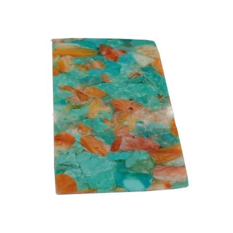 ਗਹਿਣਿਆਂ ਨੂੰ ਬਣਾਉਣ ਲਈ ਤੁਰਕੀ ਅਤੇ ਗੁਲਾਬੀ ਓਪਲ ਕੰਪ੍ਰੈਸਡ ਆਇਬੋਨ 23