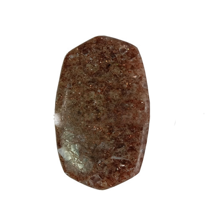 Brown Sunstone Freestyle Shape Cabochon ji bo çêkirina Jewelê Pendant Earring 7