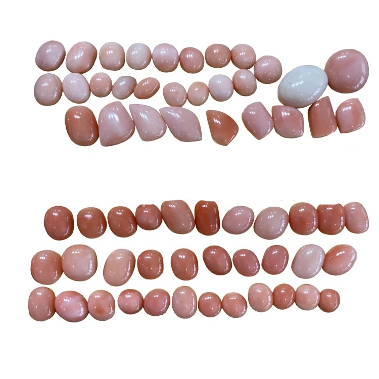 Dabi'a ruwan hoda murhun dutse Gemstone CaboChon don kayan ado 23