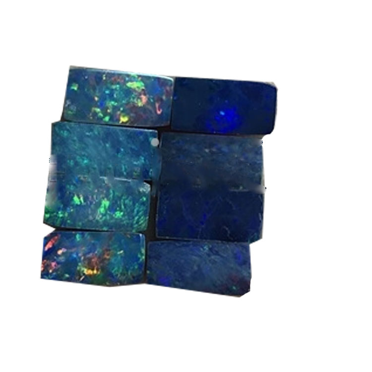 Таємничий природний австралійський опал цегляний кабохонний дорогоцінний камінь / квадратний камінь 20