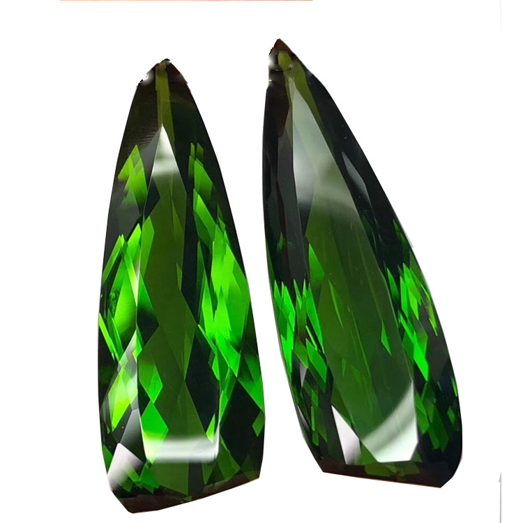 Gemstone Gemstone Gemwaith Gwyrdd Gwyrdd Naturiol 8