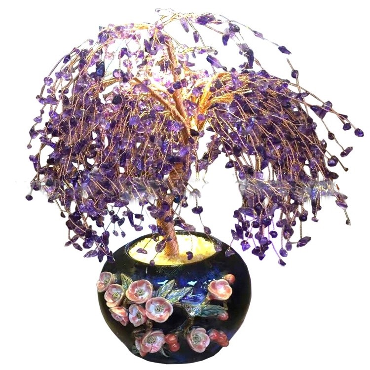 Handmined Gemstone Tree> Jethstone Treestone Trees 12
