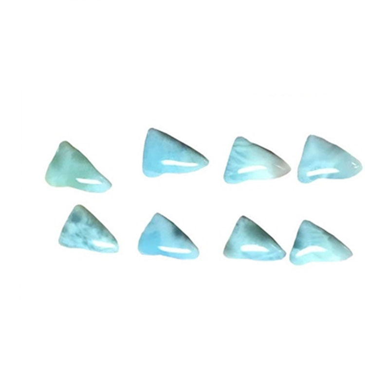 Cabochon de forma natural de forma irregular de Larimar natural 23