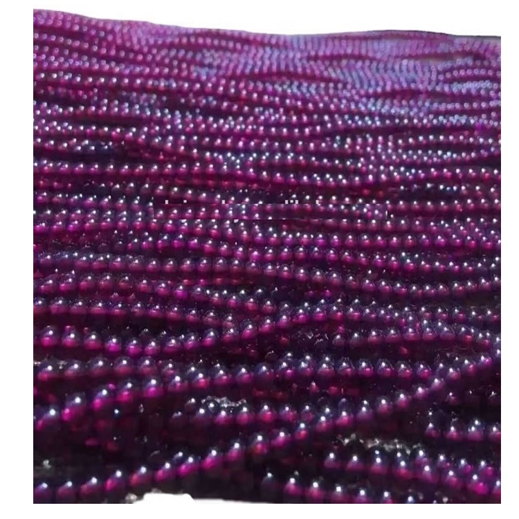 Зергер буюмдары үчүн тегерек гранат мончоктору 22