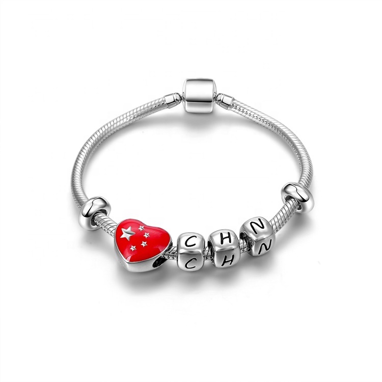 Persónuleiki Fashion Circle Charm Armband 18