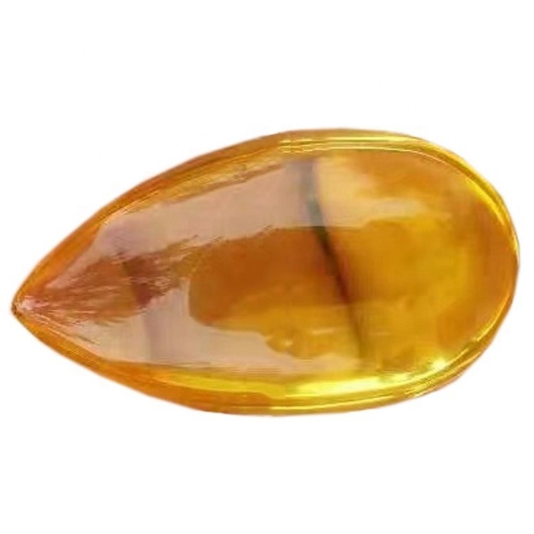 Gulur litur Natural Pear Citrine Quartz Loose Gemstone Gerðu Wholsale 39