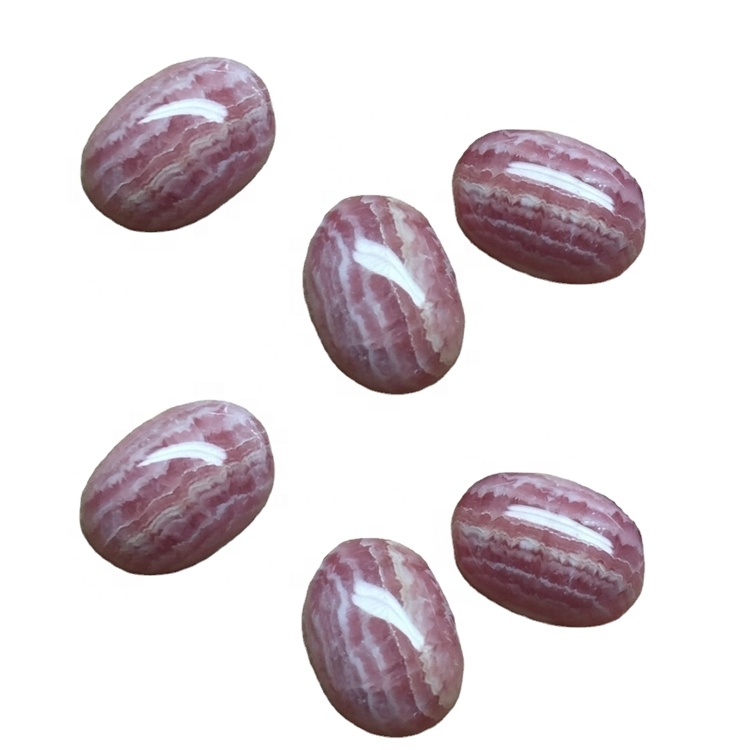 Rhodonite Cabochon Gemstone Cabochon Argentína Rhodonite Puffy Oval Cabochon Pink Gemstones Skartgripir Gerð Gemstone vistir 41