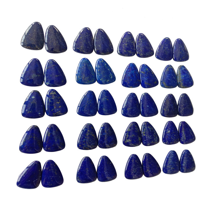 Lapis Fancy Shape forato cabochon Cabochon abbinamento paia preziose preziose 41
