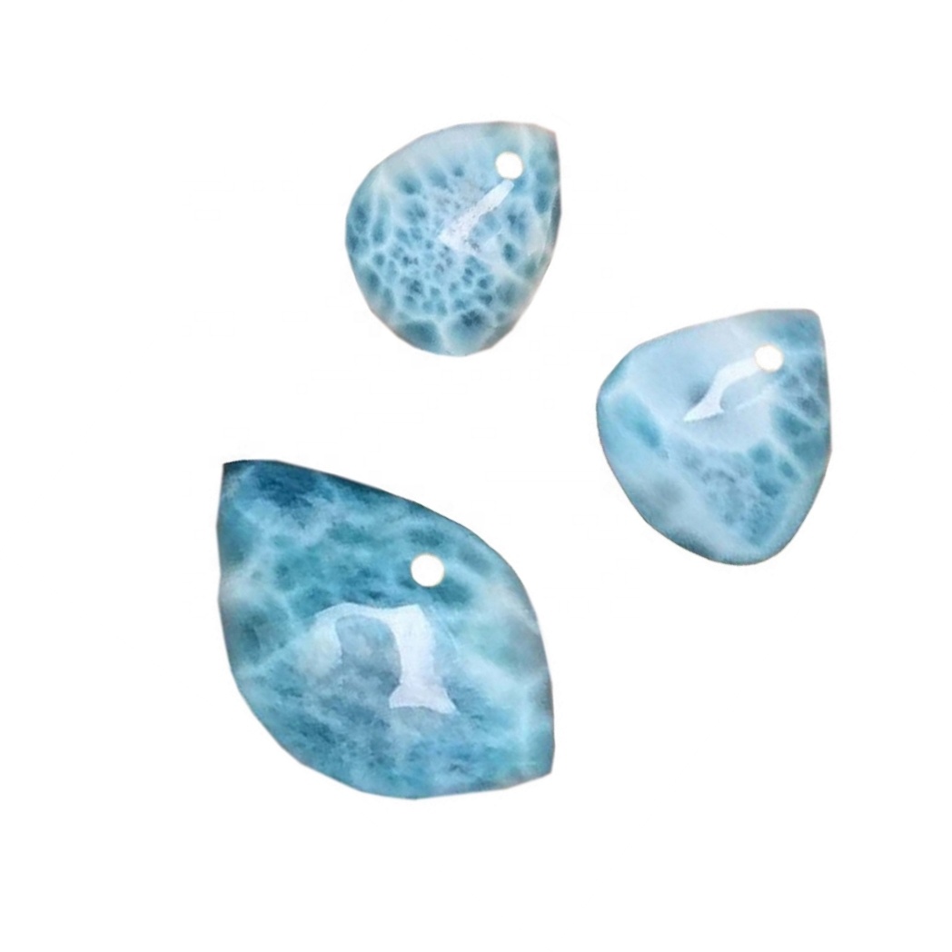 Природен Larimar Cabochon Bead постави Larimar Gemstone Cabochons Loose Gemstone 40