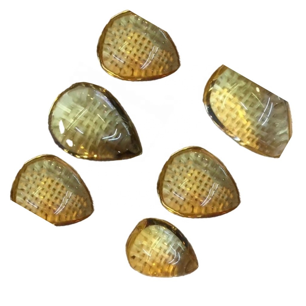 100% natürliche Citrin-Birne-Form Cabochon machen Großhandel kalibrierte Birnenschnitt Citirne lose Edelsteine 40
