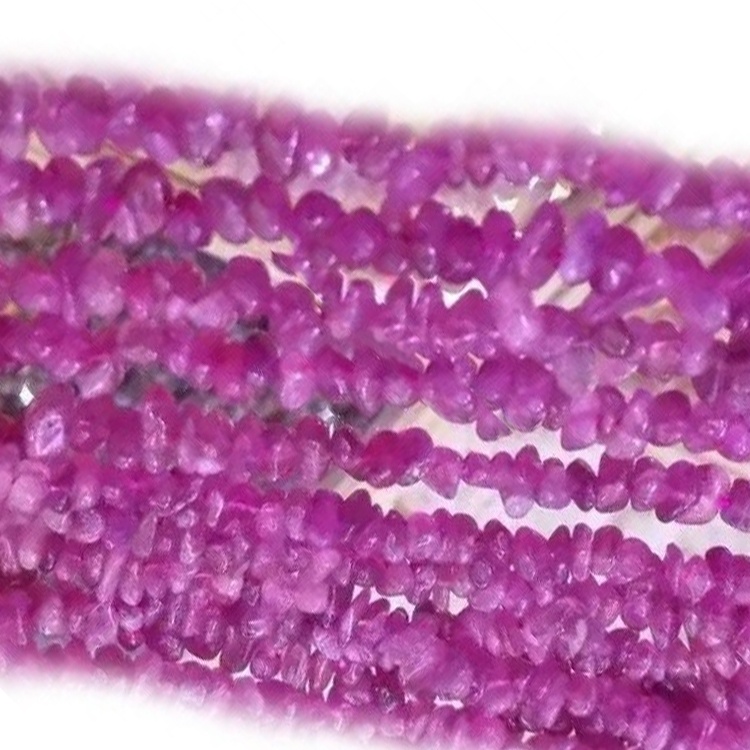 Rosa turmaline Chip beads strabend Gemstone Chips Gammstone Perlen Bijouen maachen 29