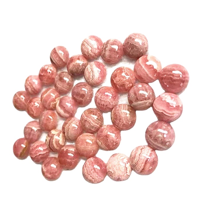 Lijepa okruglog oblika Pink poliranje i glatki gemstone prirodni rodokrozitni gemstone Cabochon dobre cijene nakit privjesak 17