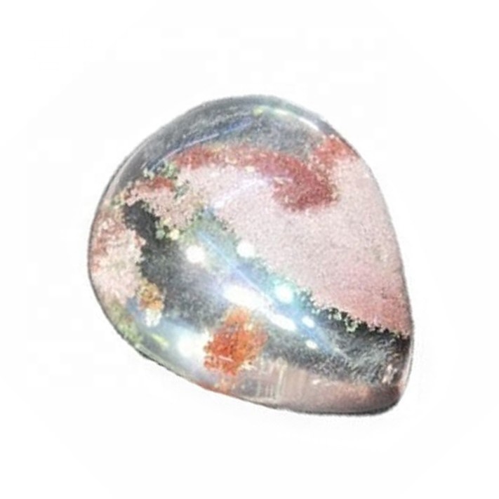 Natural Multi Color Phantom Quartz Cabochon Lodolite Quartz Gemstone Garden Quartz Loose Gemstone fyrir Gerð skartgripa 41
