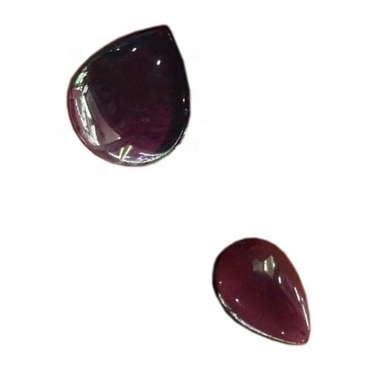 Natyrore Garnet Loose Cabochons Gemstones Etike Shape Kristal Size të ndryshme mund të bëjë 41