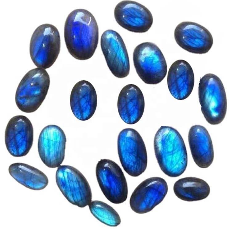 Природна магична величина митурне боје и облик лабрадорите Цабоцхон лабав драгуљ 40